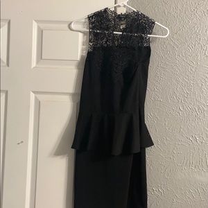 Black dress lace at the top